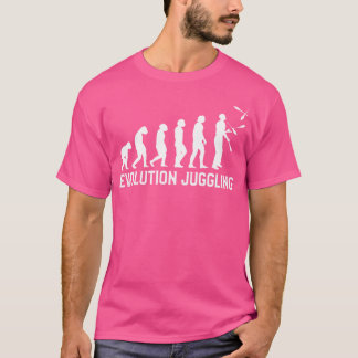Evolution Juggling Juggler Pin Ball Circus Lover T-Shirt