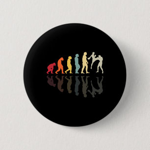 Evolution Kickboxing Martial Arts Knockout Fistfig Button
