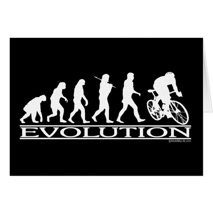 Evolution Male Cyclist Cards