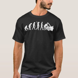 Evolution Mechanic Funny Automotive Technician T-Shirt