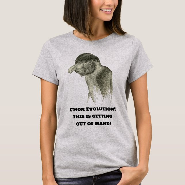 Evolution Monkey T-Shirt (Front)