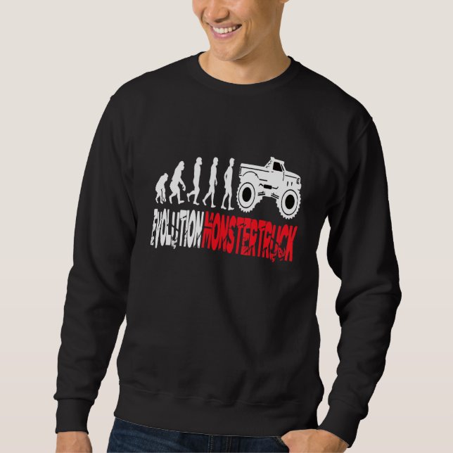 Evolution Monster Truck  Monster Truck Freestyle M Sweatshirt (Front)