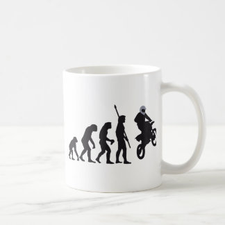 evolution motorbike coffee mug