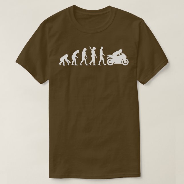 Evolution motorcycle  T-Shirt (Design Front)