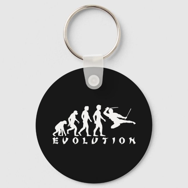 evolution Ninja Black Keychain (Front)