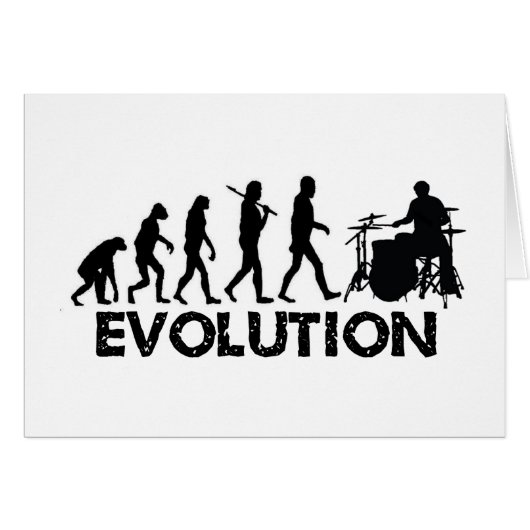 Evolution of a Drummer Cards (Front Horizontal)