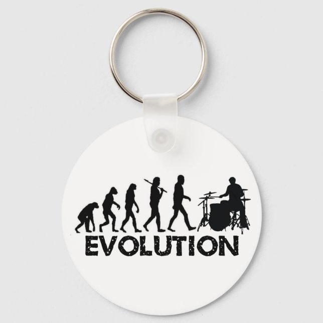 Evolution of a Drummer Keychain (Front)
