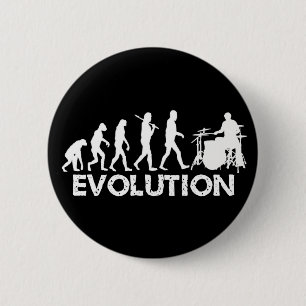 Evolution of a Drummer Pinback Button