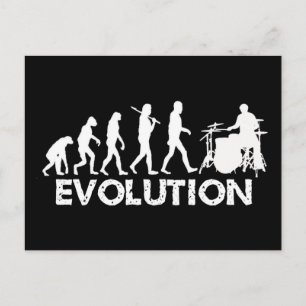 Evolution of a Drummer Postcard