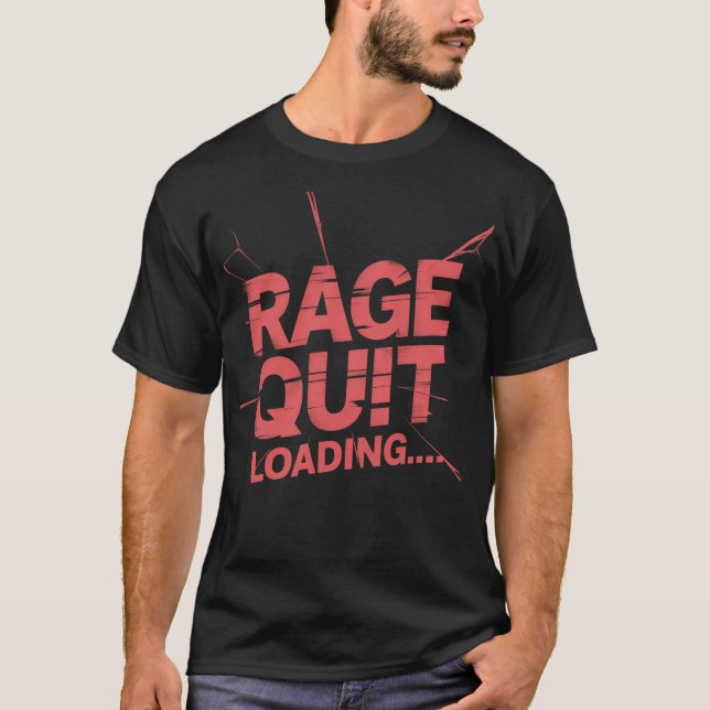 Evolution of a Gamer & Rage Quit - Dual Sided Gami T-Shirt (Front)