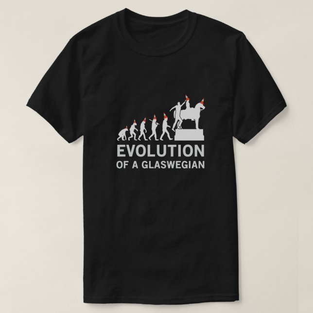 Evolution of a Glaswegian Tshirt (Glasgow) (Design Front)