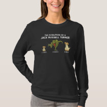 Evolution Of A Jack Russell Terrier Dog Mom  Terri T-Shirt