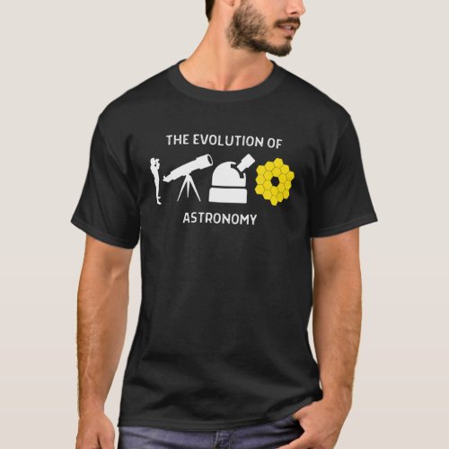 Evolution Of Astronomy Telescope James Webb Space T_Shirt