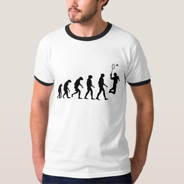 Evolution of Badminton T-Shirt (Front)