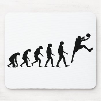 Evolution Of Basketball Mouse Pad by TheArtOfPamela at Zazzle