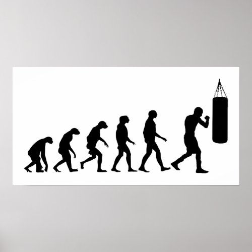 Evolution of Boxing Poster