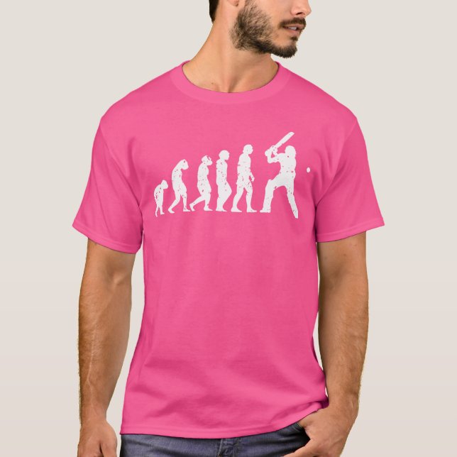 Evolution Of Cricket T-Shirt (Front)