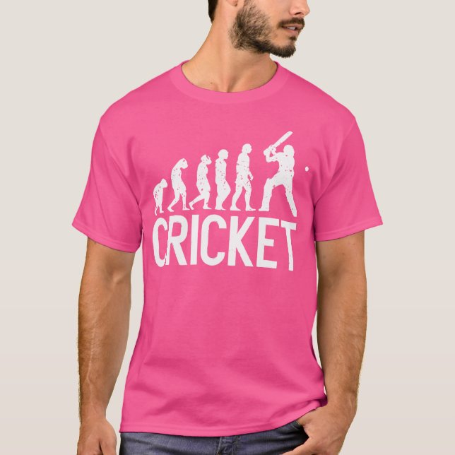 Evolution Of Cricket T-Shirt (Front)