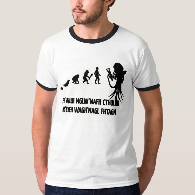 Evolution of Cthulhu T-Shirt (Front)
