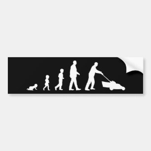 Evolution of Dad - Funny Bumper Sticker