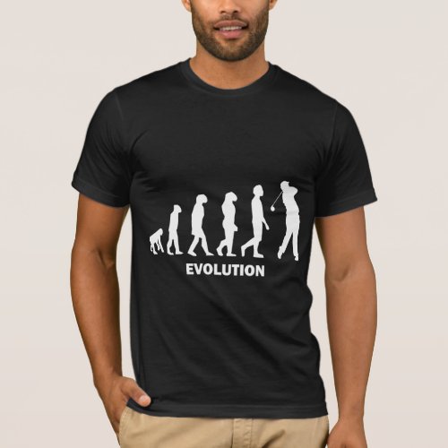 evolution of golf T_Shirt