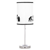 Evolution of Ham Radio Table Lamp (Back)