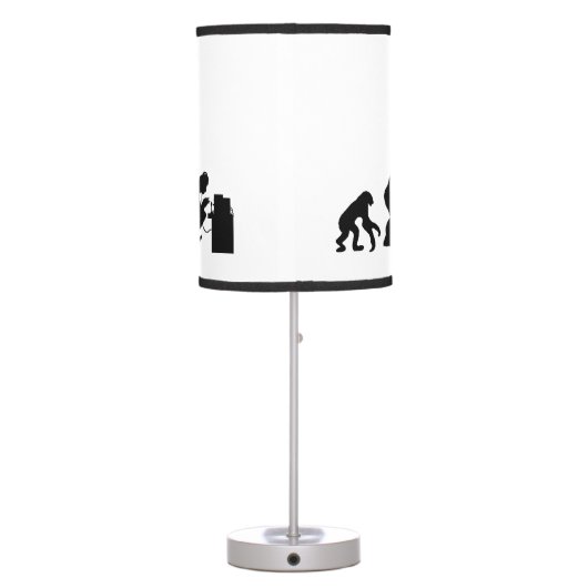 Evolution of Ham Radio Table Lamp (Back)