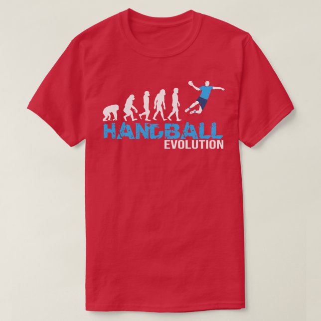 Evolution of Handball I Handballer Men gift 1 T-Shirt (Design Front)