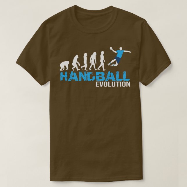 Evolution of Handball I Handballer Men gift T-Shirt (Design Front)