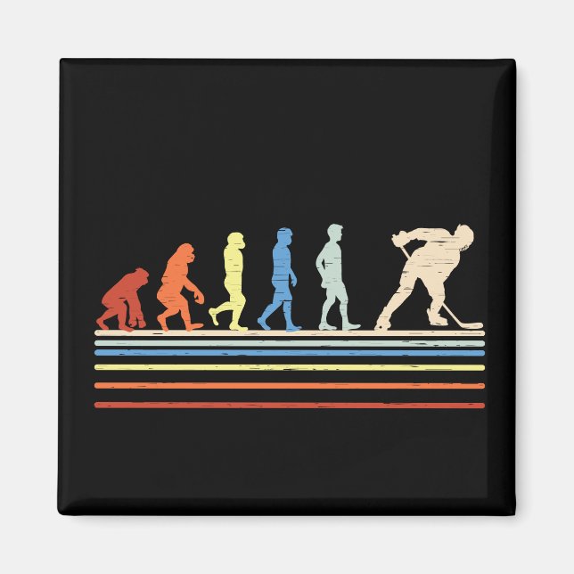 Evolution of Hockey Magnet (Front)