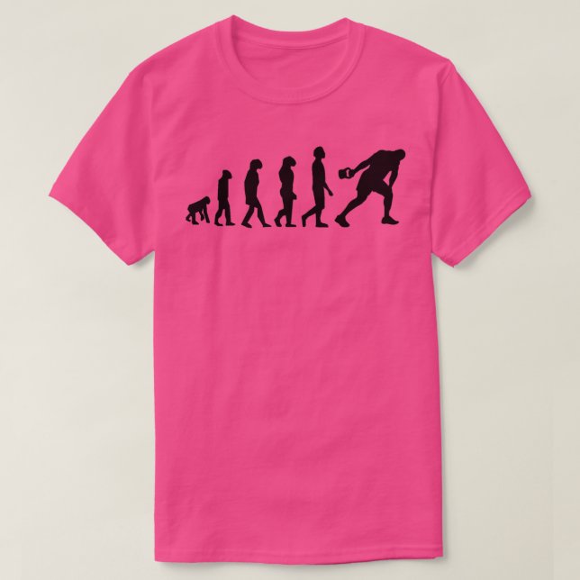 Evolution of ice slices wintersport curling T-Shirt (Design Front)
