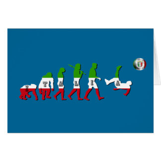 Evolution of Italian Football Italia Calcio gifts Cards