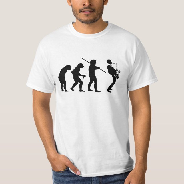 Evolution of jazz t-shirt (Front)
