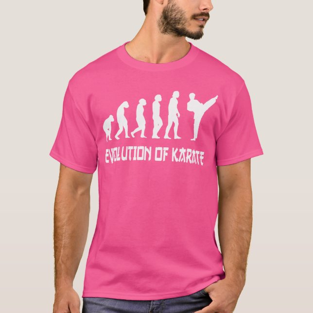 Evolution Of Karate T-Shirt (Front)