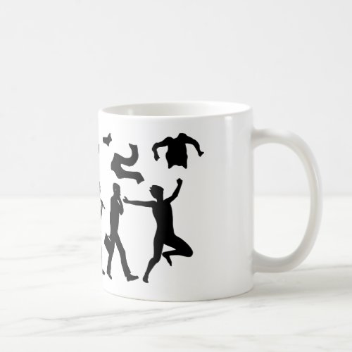 Evolution Of Liberated Man Naturist Man Coffee Mug