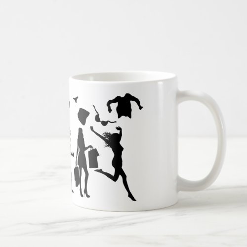 Evolution Of Liberated Woman Naturist Woman Coffee Mug