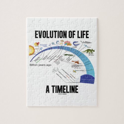 Evolution Of Life A Timeline Biology Jigsaw Puzzle