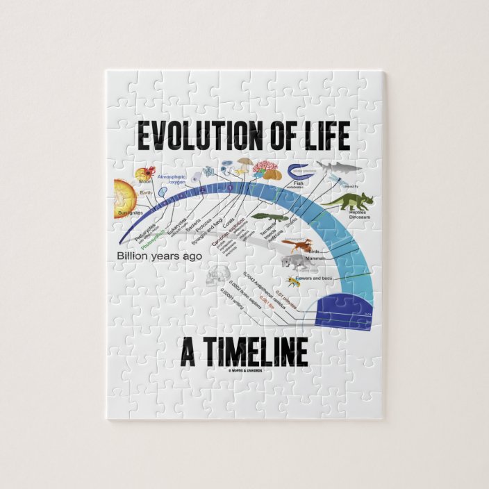 Evolution Of Life A Timeline (Biology) Jigsaw Puzzle