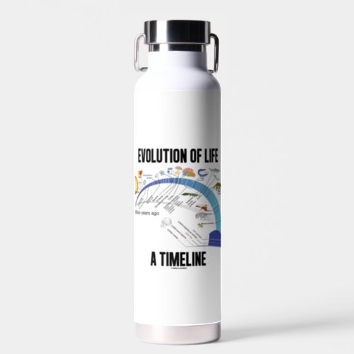 Evolution Of Life A Timeline Biology Water Bottle