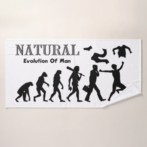 Evolution of Man Bath Towel