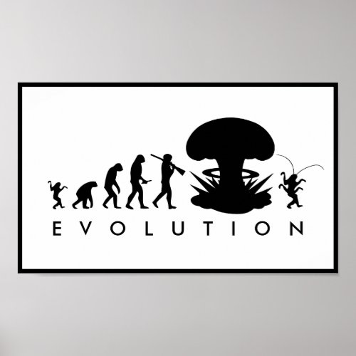Evolution of Man  Cockroach Funny Evolution Chart