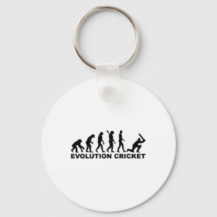 Evolution Of Man Cricket Shirt  Keychain