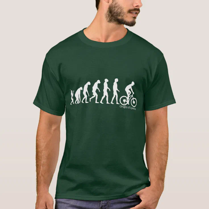 evolution of man t shirt
