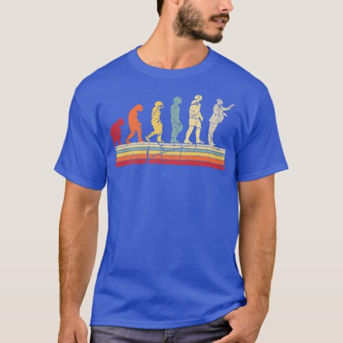 Evolution Of Man Orchestra Conductor Retro Vintage T_Shirt