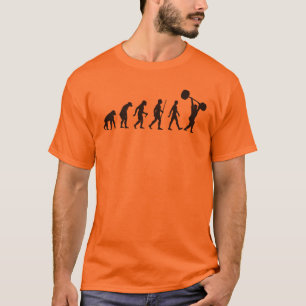 Evolution of Man - Weightlifter T-Shirt