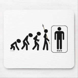 Evolution of Men Mouse Pad