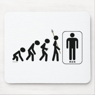 Evolution of Men Mouse Pad