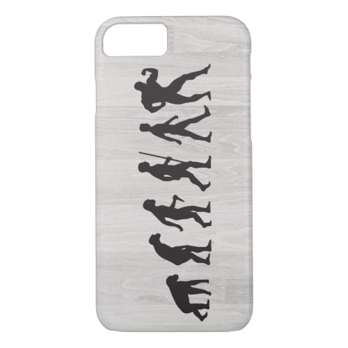 Evolution of Muscle Man iPhone 87 Case