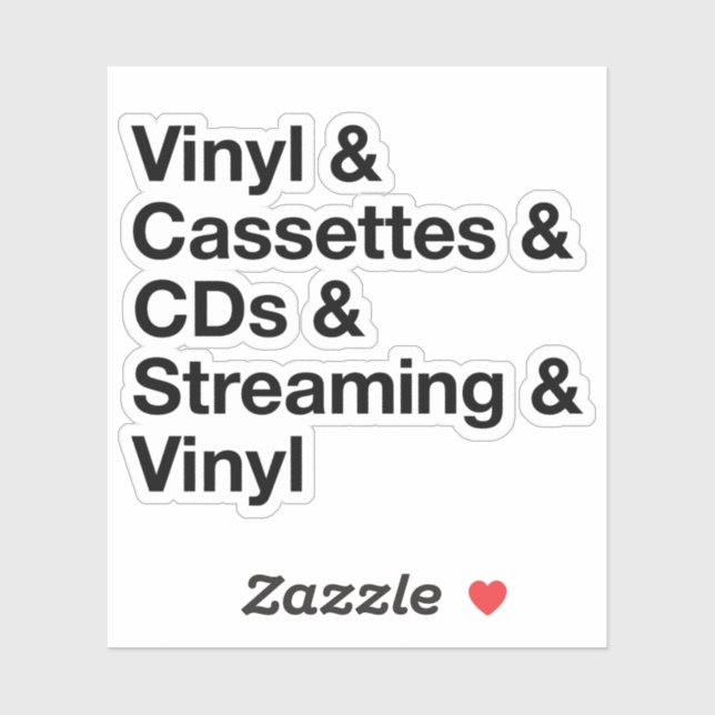 Evolution of Music Sticker (Sheet)