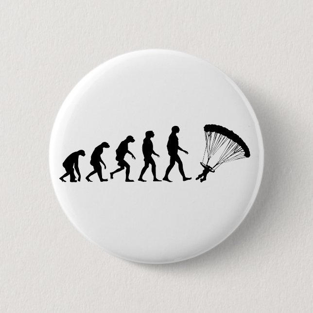 Evolution of Parachuting Pinback Button (Front)